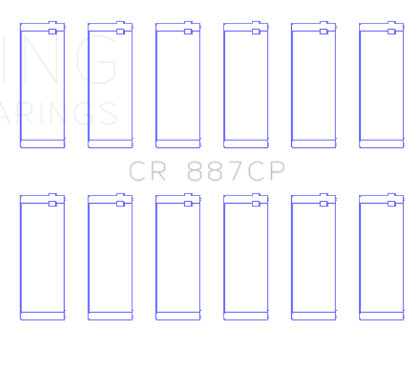 King Engine Bearings CR887CP010