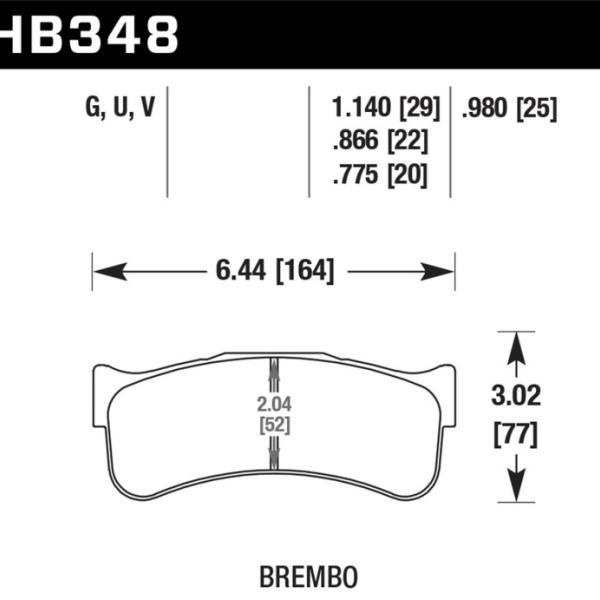 Hawk Performance HB348Q.980
