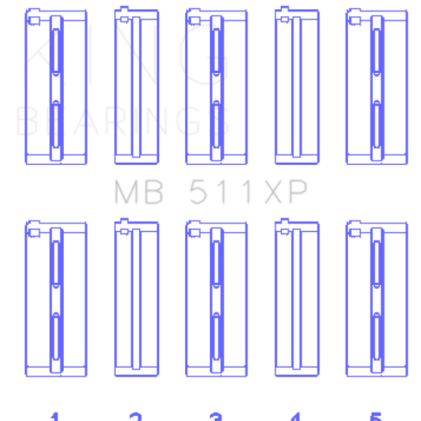 KING Performance Main Bearings King Engine Bearings MB511XP