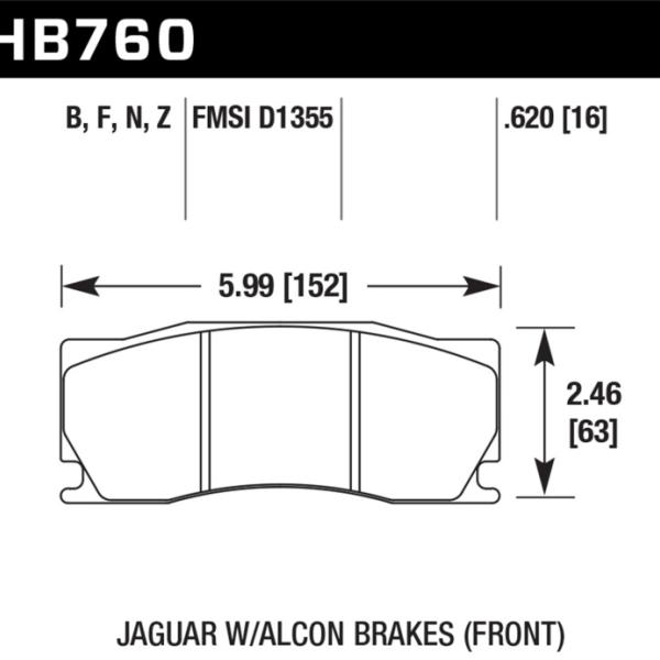 Hawk Performance HB760G.620