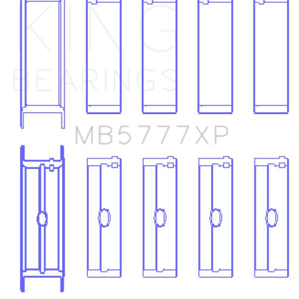 KING Performance Main Bearings King Engine Bearings MB5777XP