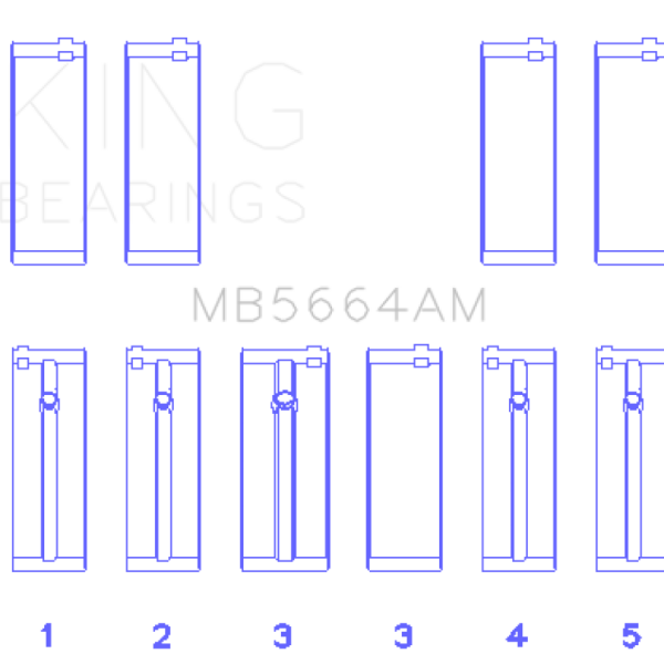 King Engine Bearings MB5664AM