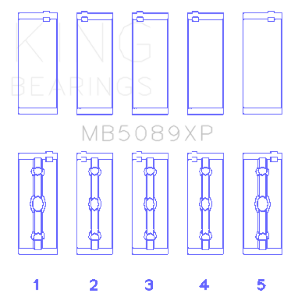 King Engine Bearings MB5089XP