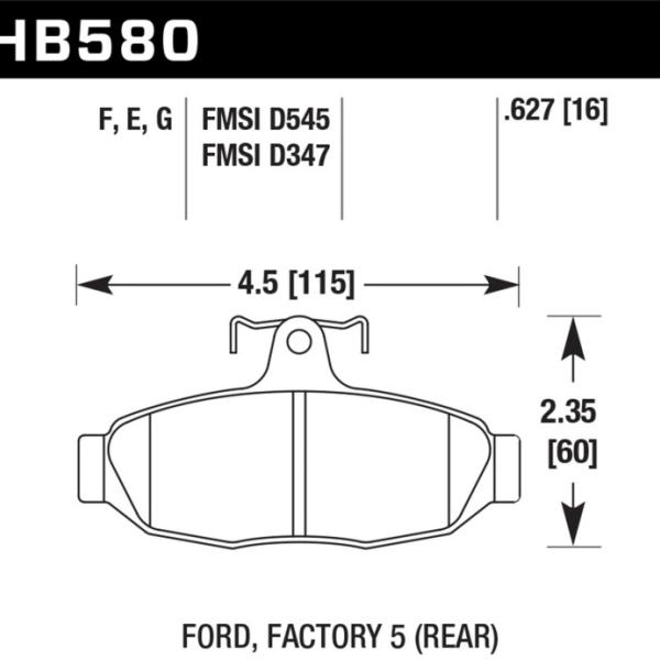 Hawk Performance HB580G.627