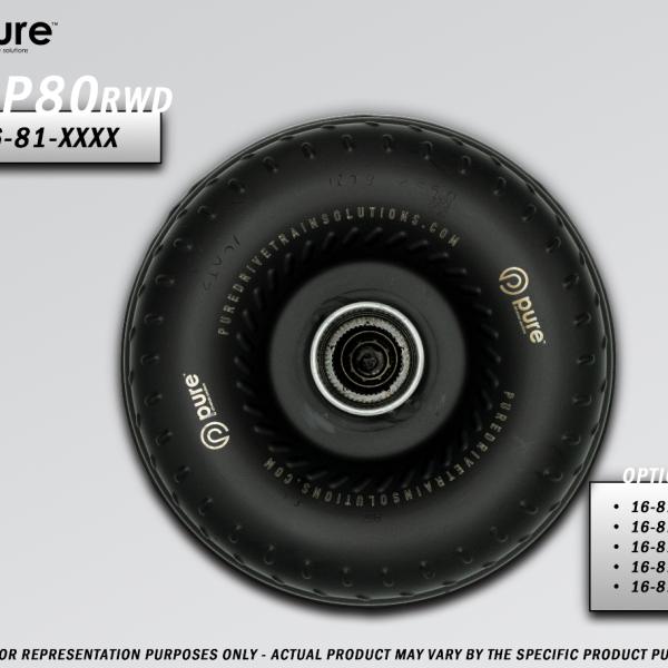 PDS Billet Race Torque Converter Pure Drivetrain Solutions 16-81-2065