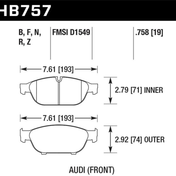 Hawk Performance HB757Z.758