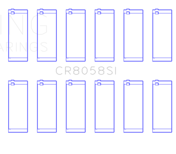 KING Rod Bearings King Engine Bearings CR8058SI