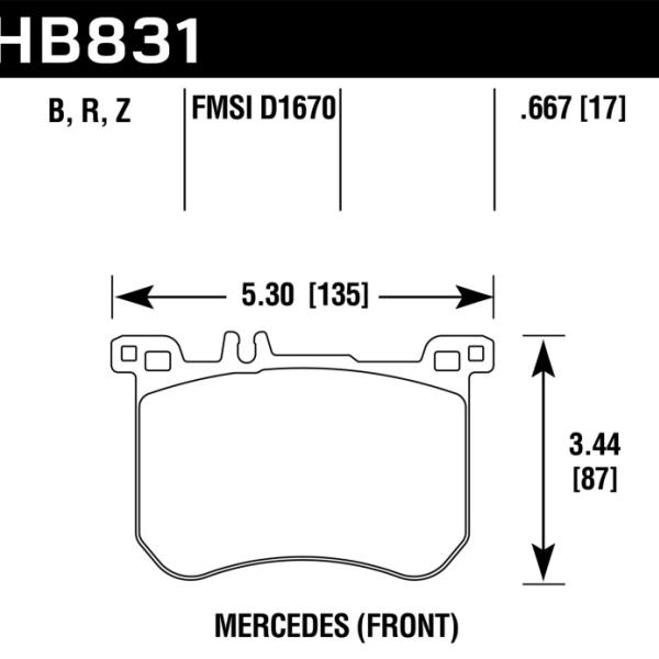 Hawk Performance HB831B.667