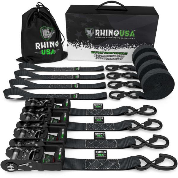 RSA Tie Down Kits Rhino USA TD-GC1.6X15-BLK