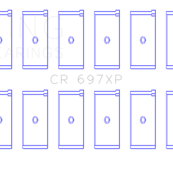 KING Rod Bearings King Engine Bearings CR697XP