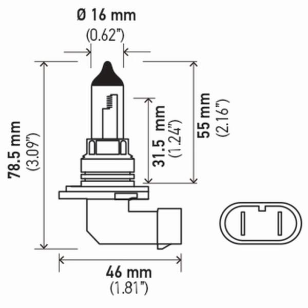Hella 9006P50TB