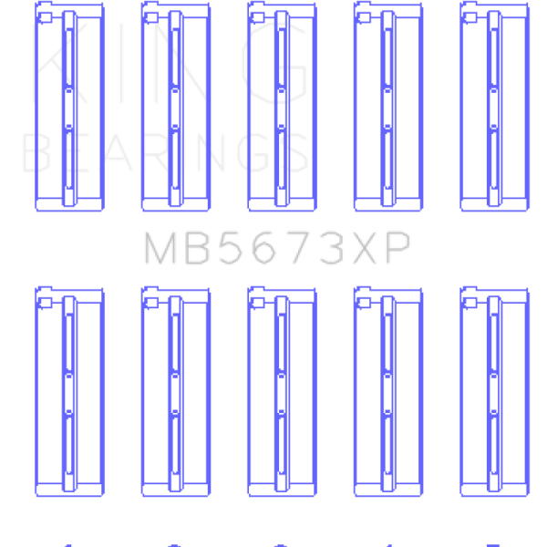 KING Performance Main Bearings King Engine Bearings MB5673XP
