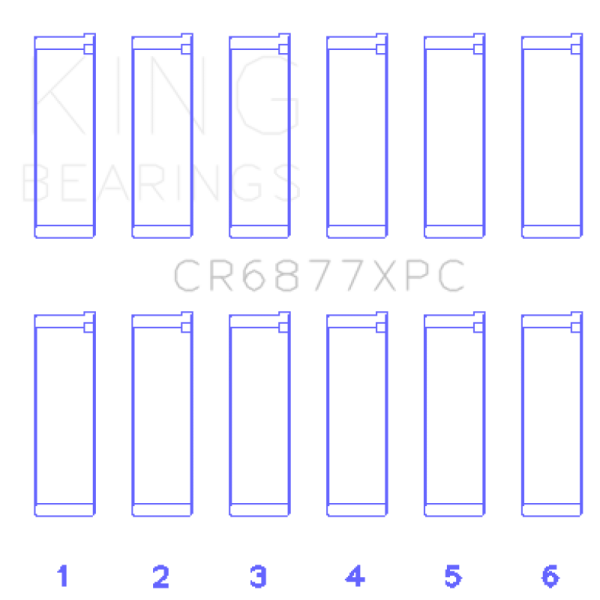 King Engine Bearings CR6877XPC