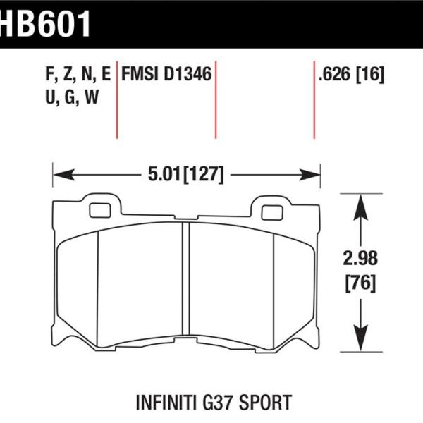 Hawk Performance HB601N.626
