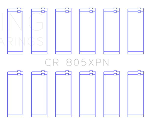 KING Performance Rod Bearings King Engine Bearings CR805XPNSTDX