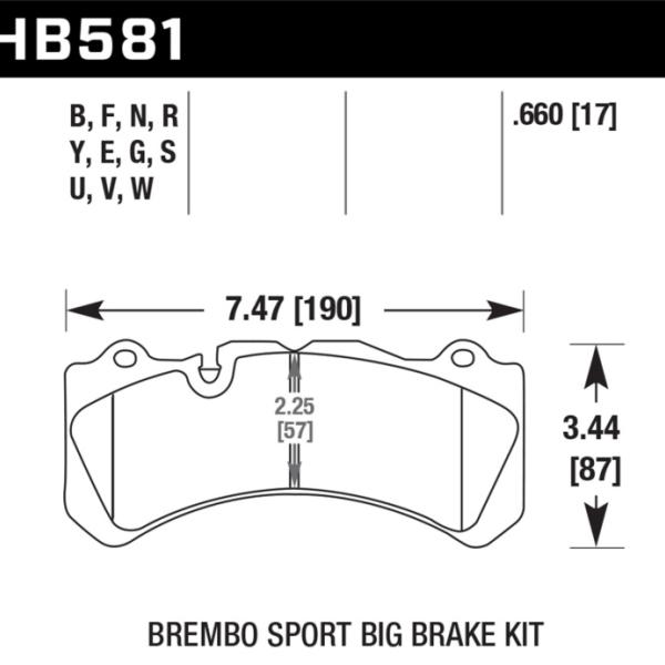 Hawk Performance HB581W.660