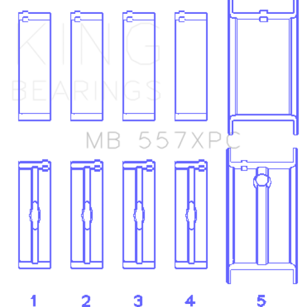 King Engine Bearings MB557XPC020