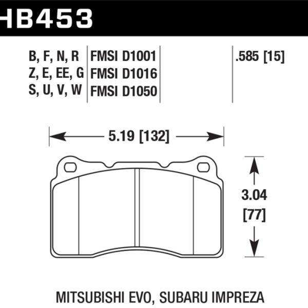 Hawk Performance HB453EE.585