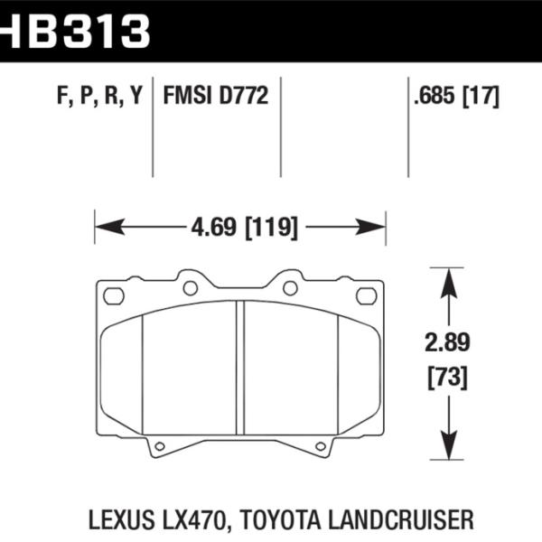 Hawk Performance HB313P.685