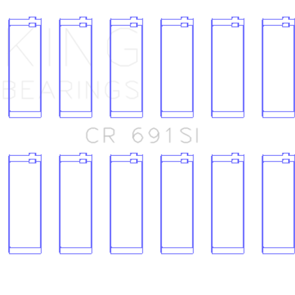 KING Connecting Rod Bearings King Engine Bearings CR691SI0.75