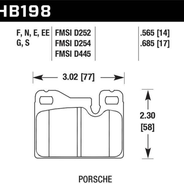 Hawk Performance HB198EE.685