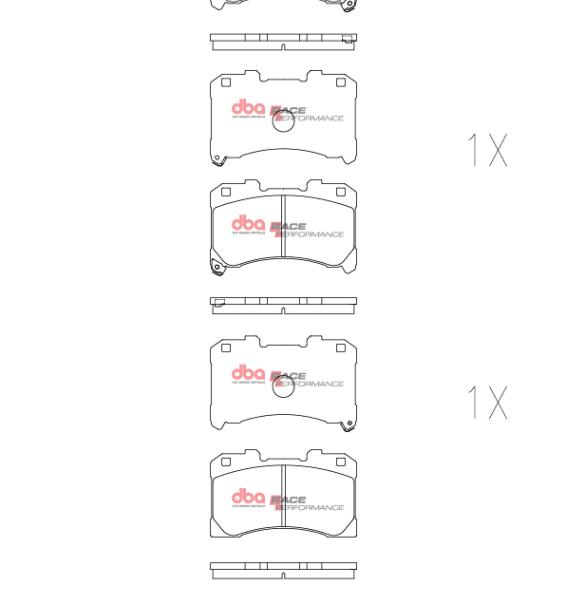 DBA RP Performance Brake Pads DBA DB15147RP