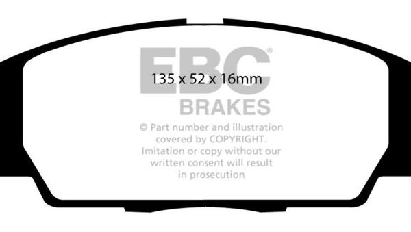 EBC Bluestuff Brake Pad Sets EBC DP51254NDX