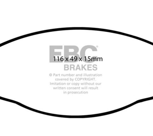 EBC Greenstuff Brake Pad Sets EBC DP6419