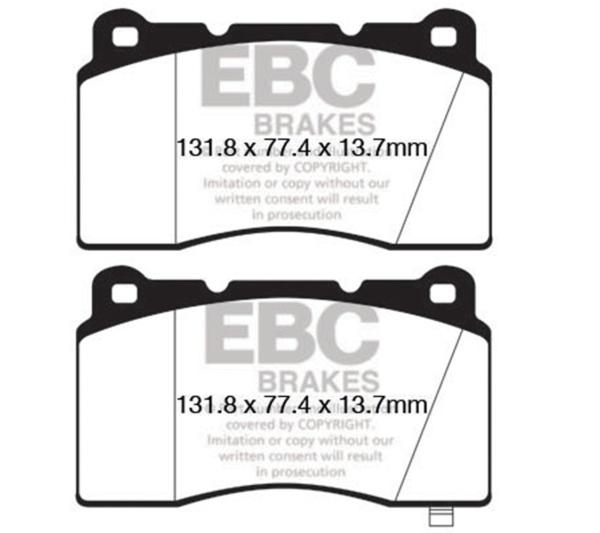 EBC Yellowstuff Brake Pad Sets EBC DP42147R