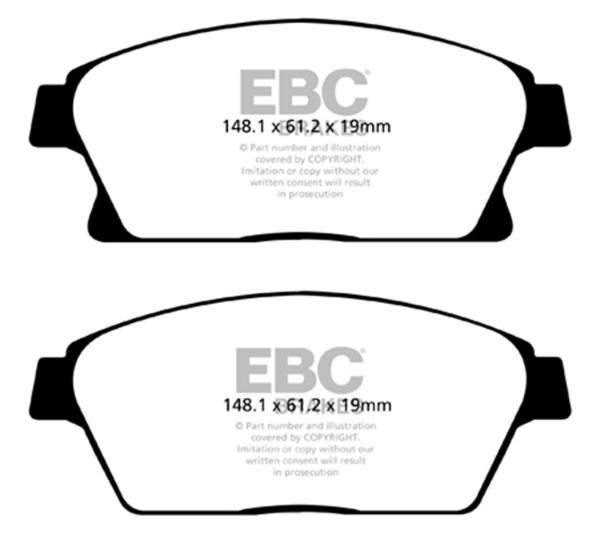 EBC Yellowstuff Brake Pad Sets EBC DP42067R