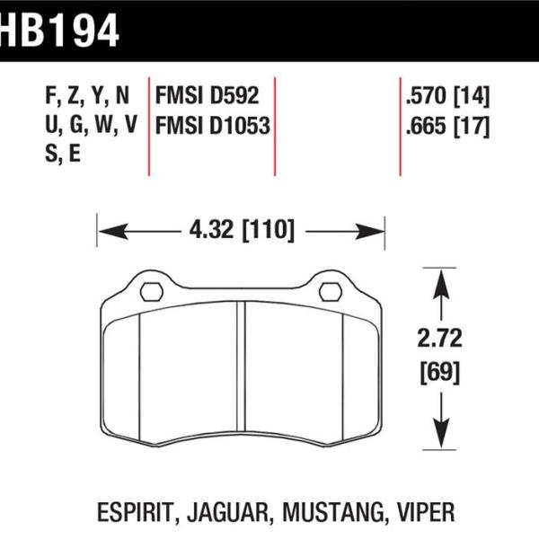 Hawk Performance HB194U.570