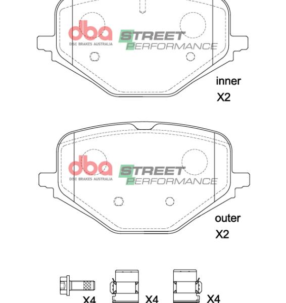 DBA SP Performance Brake Pads DBA DB15266SP