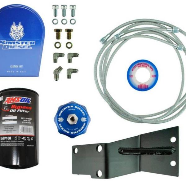 SIN External Oil Filter System Sinister Diesel SD-EOF-6.7C-07