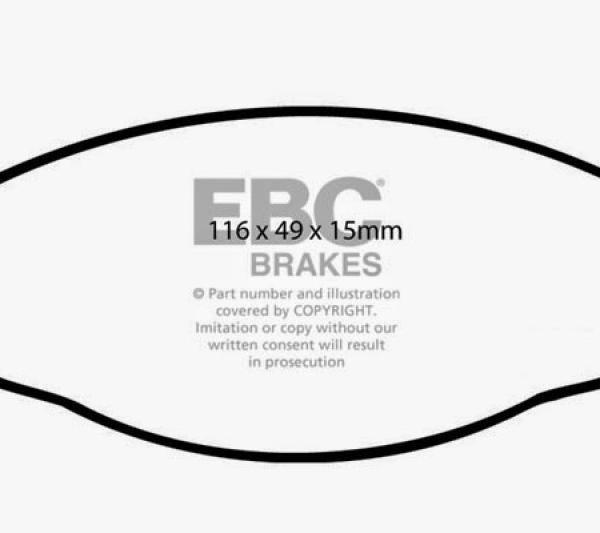 EBC Greenstuff Brake Pad Sets EBC DP6419