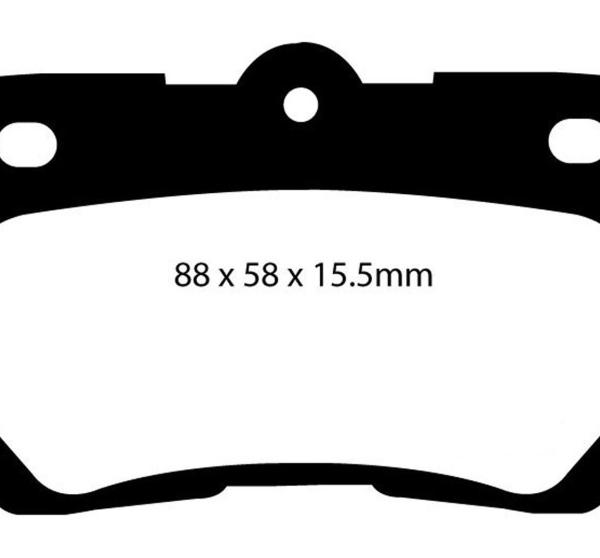 EBC Yellowstuff Brake Pad Sets EBC DP41586R