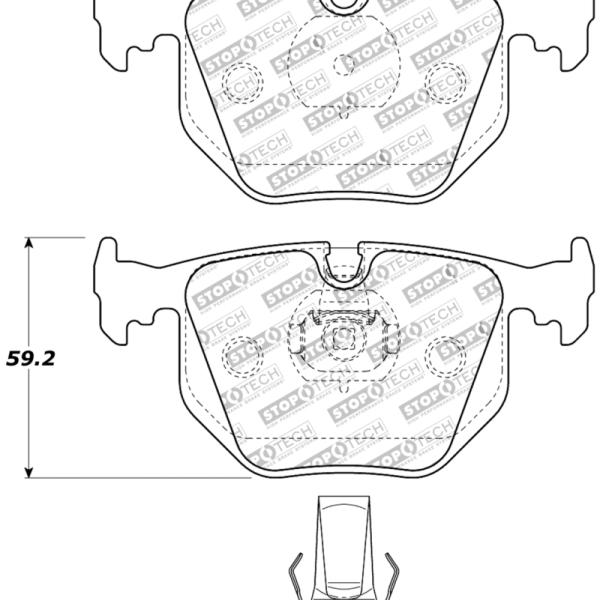 ST Sport Brake Pads Stoptech 309.06830
