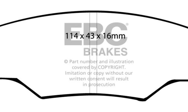 EBC Bluestuff Brake Pad Sets EBC DP5003NDX