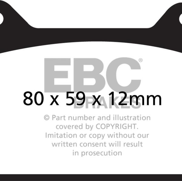 EBC Yellowstuff Brake Pad Sets EBC DP4057R