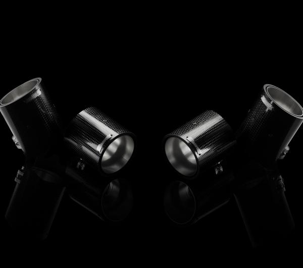 AKR Tail Pipe Set - Carbon Akrapovic TP-CT/5