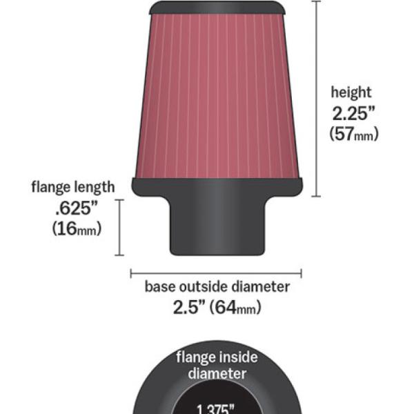 KN Universal Air Filter K&N Engineering RC-0790