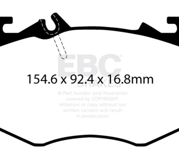 EBC Bluestuff Brake Pad Sets EBC DP52423NDX