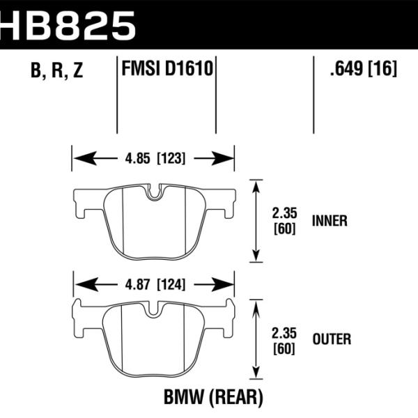 Hawk Performance HB825B.649