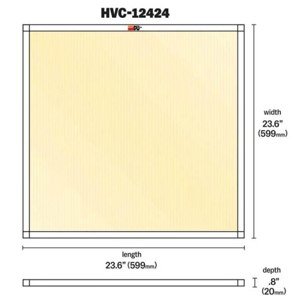 KN HVAC Filters K&N Engineering HVC-12424