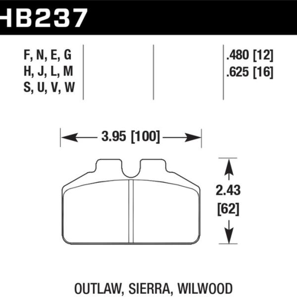 Hawk Performance HB237M.480