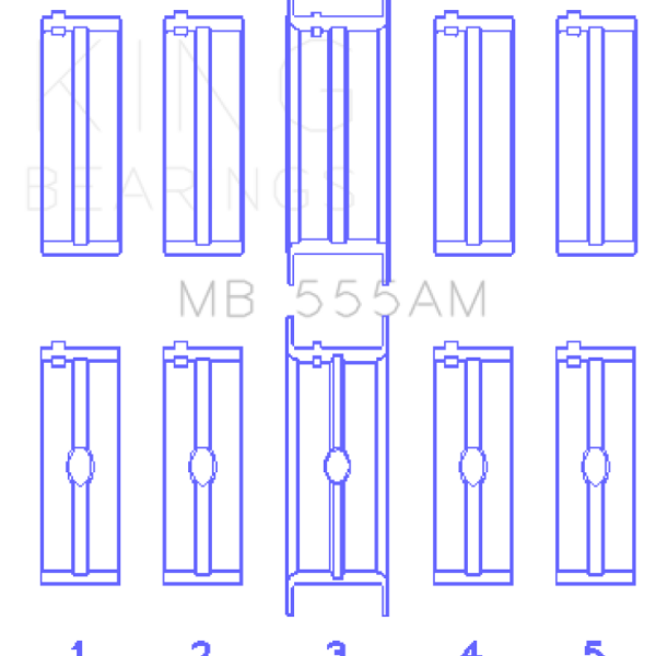 King Engine Bearings MB555AM010