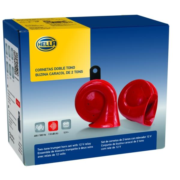 HELLA Twin Trumpet Kit Hella 007424801