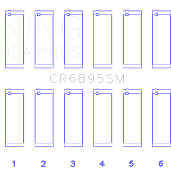 King Engine Bearings CR6895SM