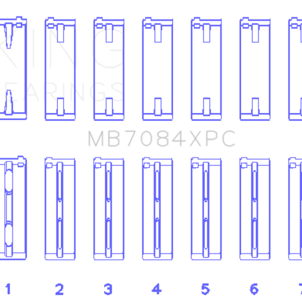 King Engine Bearings MB7084XPCSTDX