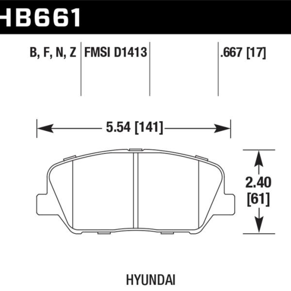 Hawk Performance HB661F.667