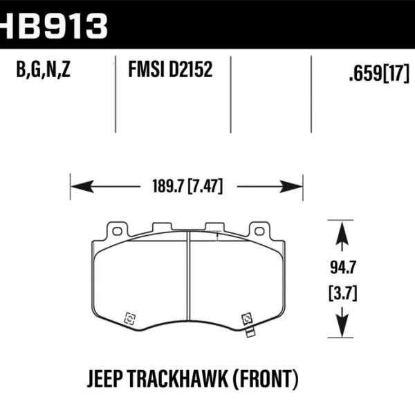 Hawk Performance HB913N.659